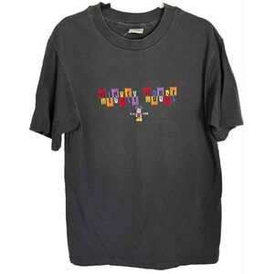 Vintage Disney Embroidery Mickey Mouse T-Shirt